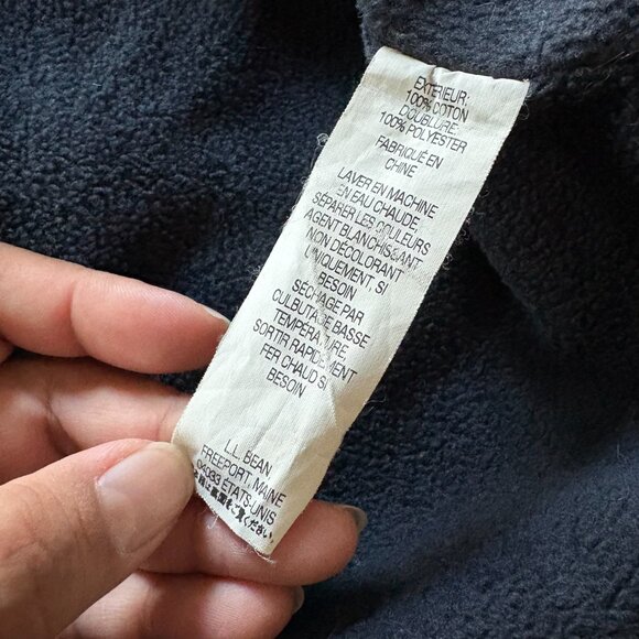 LL Bean Mens Fleece Lined Flannel Shirt Size 2XL Tall Plaid Shacket Heavyweight - Picture 10 of 10